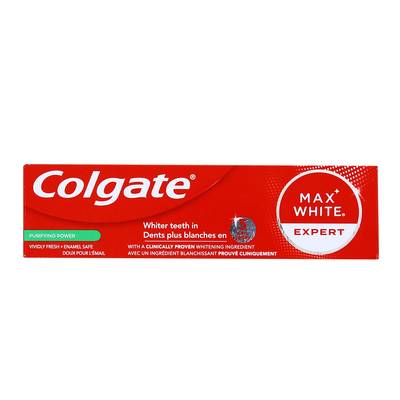 Colgate Dentifrice Max White, 75ml