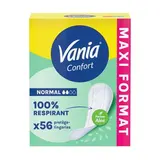 Vania Protège-slips Normal Confort 100% Respirant Parfum Aloe Vera, 50 protège slips