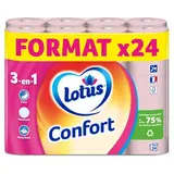 Lotus Papier toilette confort Rose extrait de Lotus Aquatube, 24 rouleaux