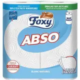 Foxy Essuie-tout absorbant blanc, 2 essuie-tout