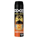Axe Déodorant spray Homme Fraîcheur 48h Sunset Fresh, 200ml