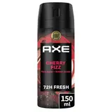 Axe Déodorant spray Homme Anti-odeur Cherry Fizz Premium 72h, 150ml