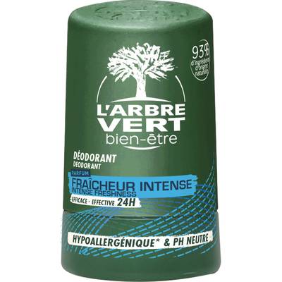 L'Arbre Vert Bien-Etre Déodorant bille homme provitalines, 50ml