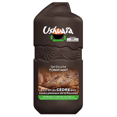 Ushuaïa Gel Douche Tonifiant Extrait de Cèdre, 280ml
