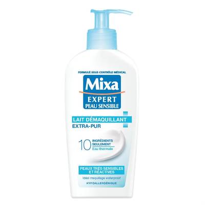 Mixa Lait Démaquillant Apaisant peaux sensibles et réactives, 200ml