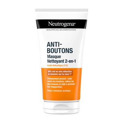 Neutrogena Masque Anti-Boutons Nettoyant Visage, 150ml