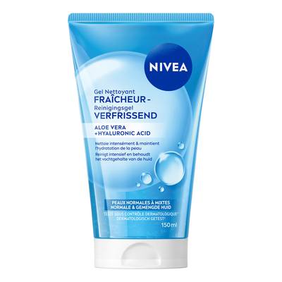 Nivea Gel moussant fraîcheur pour peaux normales à mixtes, 150ml