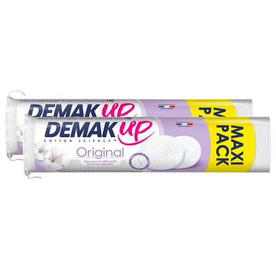 Demak Up Disques à démaquiller Original, Lot de 2x105 pièces