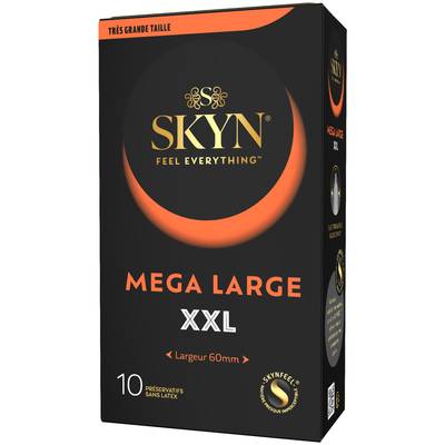 Skyn Préservatif méga large skyn XXL, 10 préservatifs