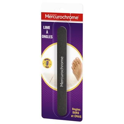 Mercurochrome Lime à ongles Double Face, 1 pièce