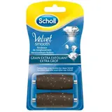 Scholl Rouleau de recharge Extra Exfoliant pour râpe électrique Velvet Smooth grain extra exfolient, 2 pièces