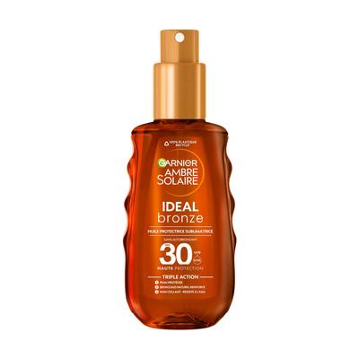 Ambre Solaire Huile Protection Solaire Ideal Bronze SPF 30, 150ml