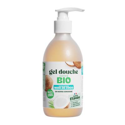 Super Flacon Gel douche BIO coco, 500ml