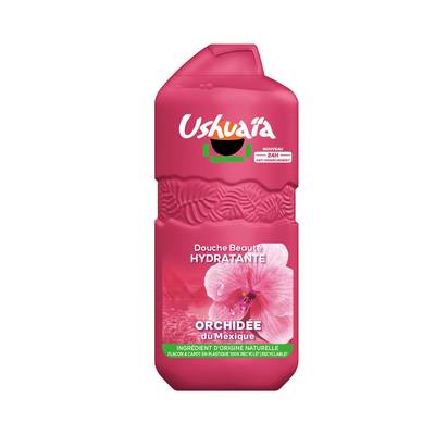 Ushuaïa Gel Douche Hydratante Orchidée du Mexique Anti-Dessèchemen, 490ml