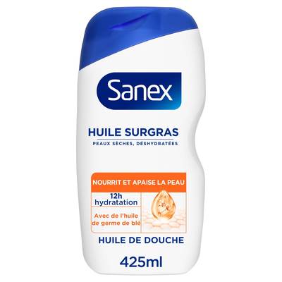 Sanex Huile de douche Surgras, 425ml