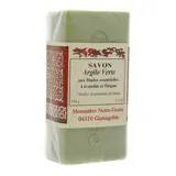 Abbaye De Ganagobie Savon argile verte et huiles essentielles, 150g