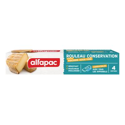 Alfapac Rouleau de conservation sous vide, 4 m