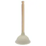 Arvix Débouche évier bois et caoutchouc petit, 12 cm