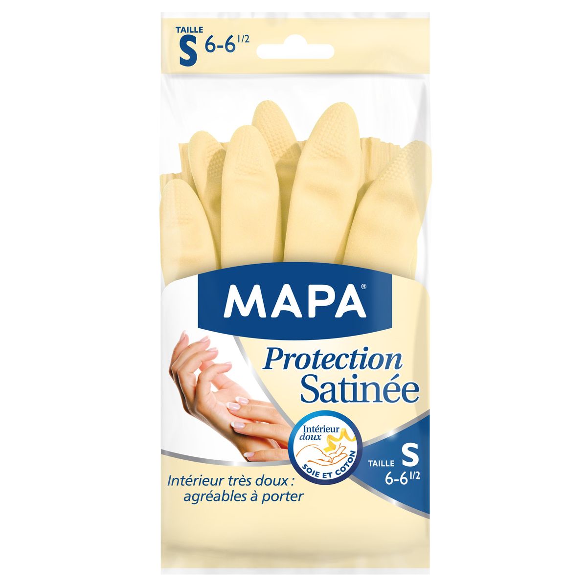 Mapa Gants protection satiné, 2 gants - taille S