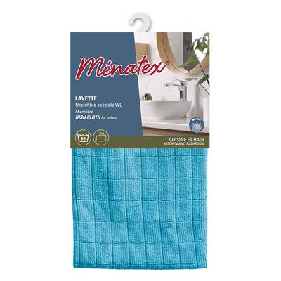 Ménatex Lavette microfibre spéciale toilettes, 31 x 35 cm