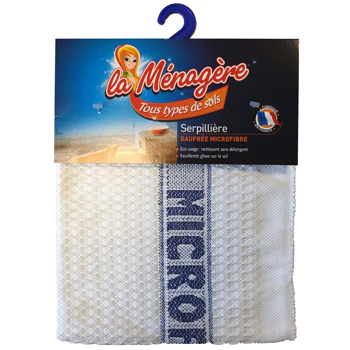 Ménatex Serpillière gaufrée Microfibre, 45 x 60 cm