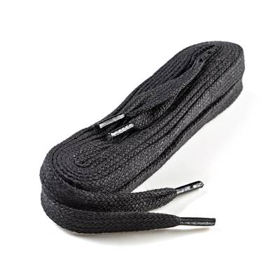 De Clermont Lacets plat noir, 150 cm 2 pièces