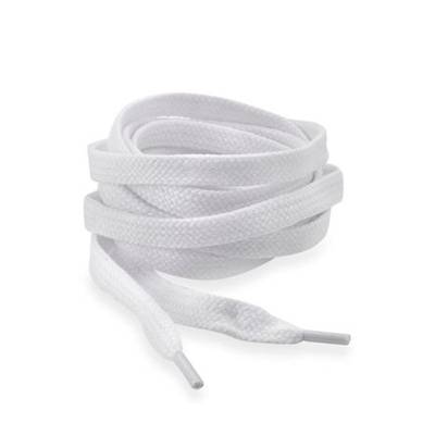 De Clermont Lacets plat blanc, 150 cm 2 pièces