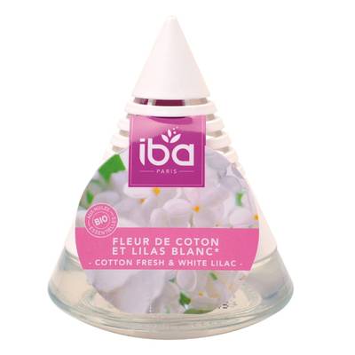 Iba Désodorisant senteur fleur de coton & lilas blanc, 75ml