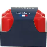 Ambiances Devineau Bougies rouges cylindriques, 4 bougies