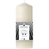 Ambiances Devineau Bougie cylindrique non parfumée Ivoire, 17 cm