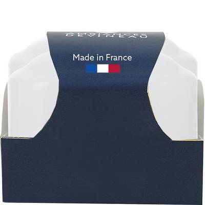 Ambiances Devineau bougies cylindriques blanches, 4 bougies