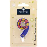 Ambiances Devineau Bougie chiffre 9 Escargot, 1 bougie
