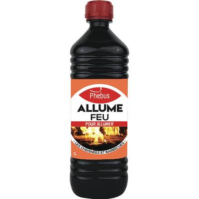 Phébus Allume Feu barbecue et cheminée, 1L