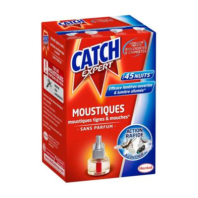 Catch Recharge liquide pour diffuseur électrique Sans Parfum 45 Nuits, 1 pièce