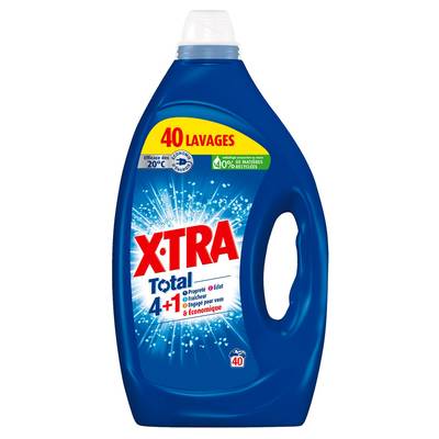 X Tra Lessive Liquide Total 4+1, 1,8L