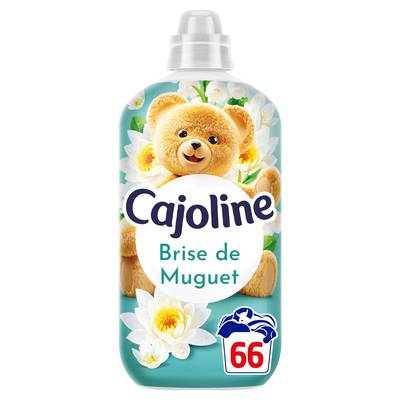Cajoline Adoucissant Liquide Concentré Brise de Muguet, 1,386L