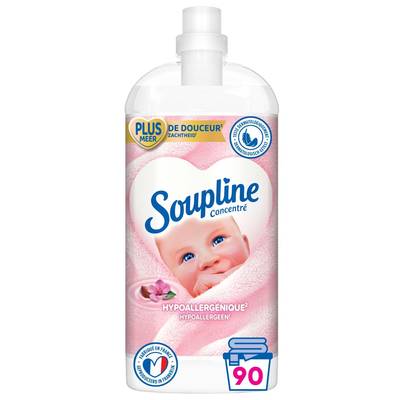 Soupline Adoucissant Concentré Hypoallergénique, 1,9L