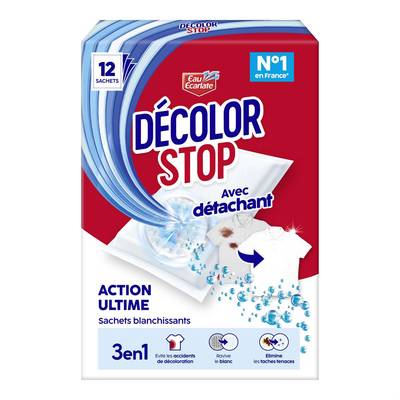 Decolor stop Sachet blanchissant 3 en 1, 12 sachets
