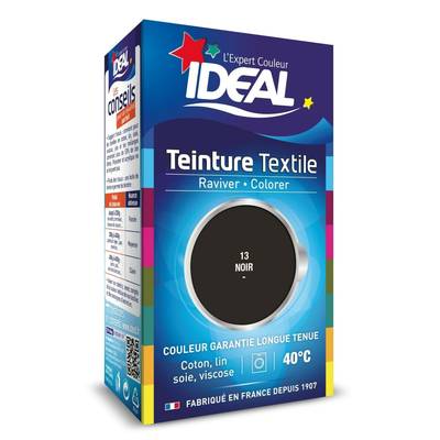 Idéal Teinture tissus grand teint noir + fixateur
