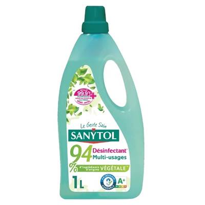 Sanytol Nettoyant Désinfectant Sols & Surfaces Protection - Eucalyptus, 1l