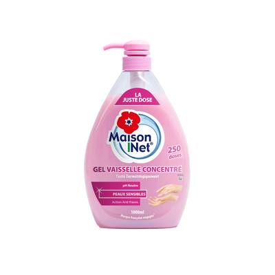 Maison Net Gel Vaisselle Peaux Sensibles, 1L