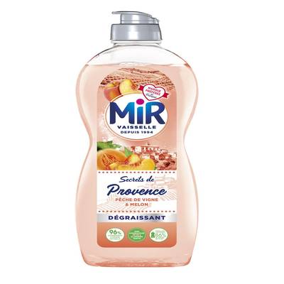 Mir Liquide vaisselle pêche de vigne et melon Secrets de Provence, 675ml