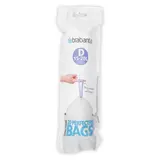 Brabantia Sacs poubelle 15-20L - Taille D, 20 sacs de 15-20L - Taille D