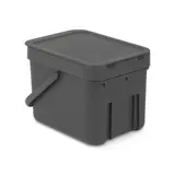 Brabantia Poubelle à déchet Sort & Go, 6 litres, 6L