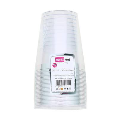 FETEZ MOI Verres premium 25cl, 10 verres