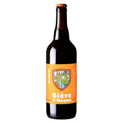 Brasserie de Meaux Bière ambrée 6°, 75cl