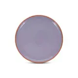 Collection Duo Assiette plate 26xH2,5cm violet/orange Duo, 1 pièce