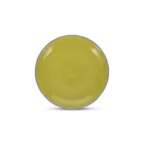 Collection Duo Assiette plate 18xH2,5cm vert/violet Duo, 1 pièce