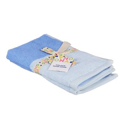 Collection Pixie Serviette de main 30x50cm ocean blue, 2 pièces