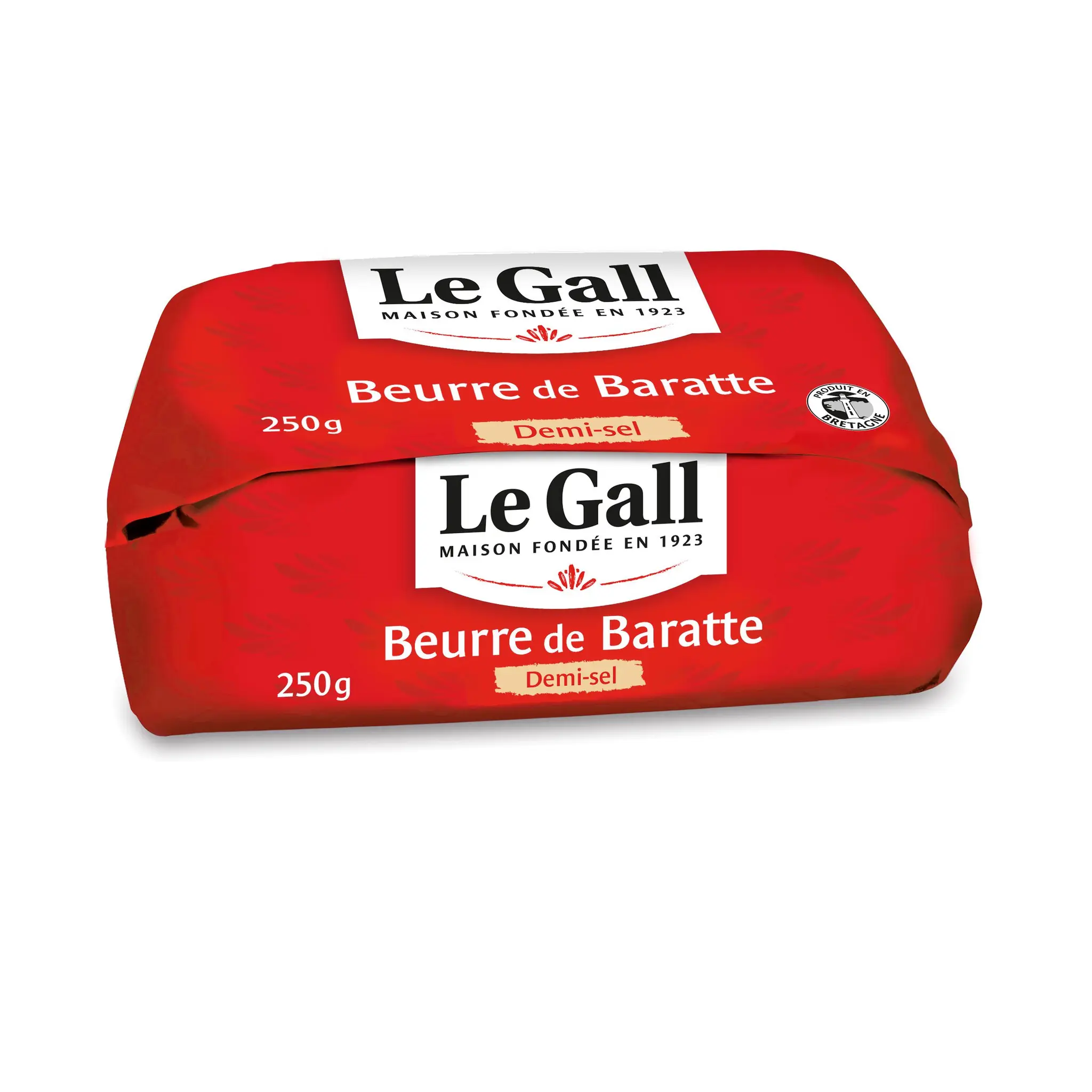 LE GALL Le moulé tradition - Beurre demi sel de baratte 80%MG